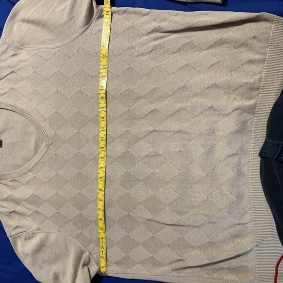 Lyle & Scott Scotland Mens Sweater Jumper XL Combed Cotton Rib Scottish Argyle - Picture 7 of 8